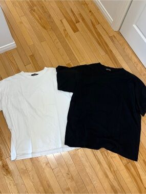 Kappa Big & Tall Mens Short sleeve T-shirts size 5XL Black & White (lot of 2)